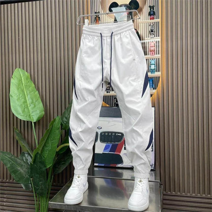 2026 Spring Men's Pants Korean Fashion Men Clothing Sweatpants and Joggers Pants Casual Streetwear Male Trousers Elastic Waist