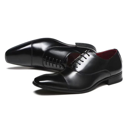 Fashion Business Dress Men Shoes 2025 New Classic Leather Men's Formal Shoes Comfortable Slip On Dress Shoes Men Oxfords