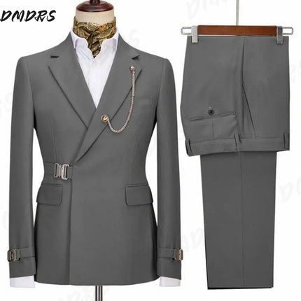 Wedding Suits For Men Elegant Blazers Set 2 Pieces Formal Classic Jackets Pants Full Coats Luxury Business 2026 Costume