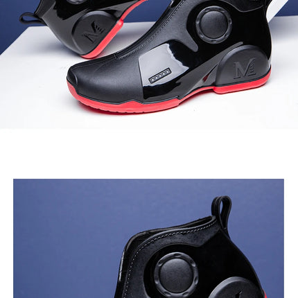 New Men's Outdoor Fishing Shoes Punk Ankle Rubber Boots Waterproof Strong Blocking Water Shoes Kitchen Shoes Size 39-44
