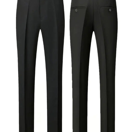 Men's Business Casual Suit for Weddings, Genuine Blazer, Vest and Pants, Big & Tall,Slim Fit Waistcoat, Dress Trousers, US Size