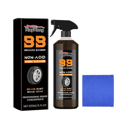 New 120ml Car Wheel Cleaning Agent Powerful Non-Acid Brake Cleaner Bug Remover Cleaning Tires on Alloy Chrome Painted Wheels