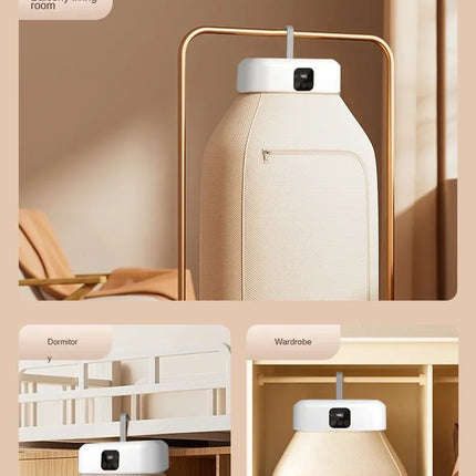 Folded Electric Clothes Dryer Remote Control Multifunctional Dryer Machine Portable Travel Warm Laundry Dryer with Timing Home