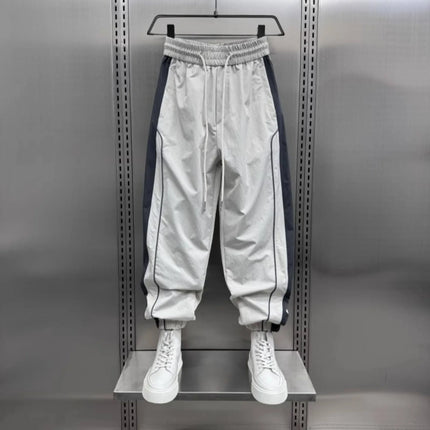 2026 Spring Men's Pants Korean Fashion Men Clothing Sweatpants and Joggers Pants Casual Streetwear Male Trousers Elastic Waist
