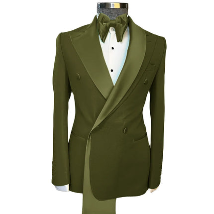 Men's Suits Single Jackets Wedding Groom Tuxedos Peak Lapel Design Blazer for Men Fashion Customization Clothing