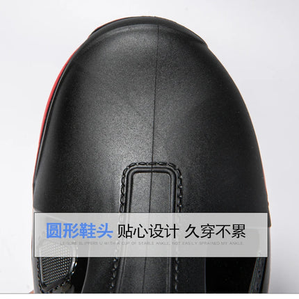 New Men's Outdoor Fishing Shoes Punk Ankle Rubber Boots Waterproof Strong Blocking Water Shoes Kitchen Shoes Size 39-44
