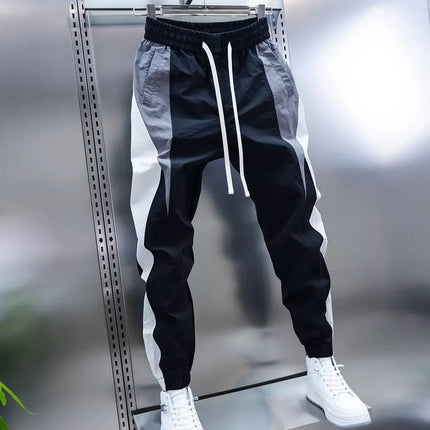 2026 Spring Men's Pants Korean Fashion Men Clothing Sweatpants and Joggers Pants Casual Streetwear Male Trousers Elastic Waist