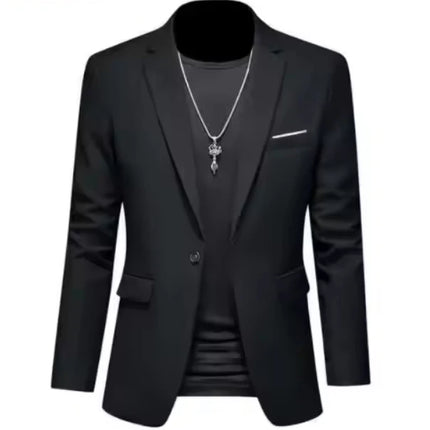 Men's Business Casual Suit for Weddings, Genuine Blazer, Vest and Pants, Big & Tall,Slim Fit Waistcoat, Dress Trousers, US Size