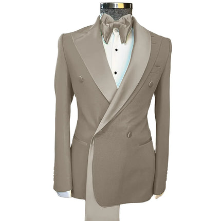 Men's Suits Single Jackets Wedding Groom Tuxedos Peak Lapel Design Blazer for Men Fashion Customization Clothing
