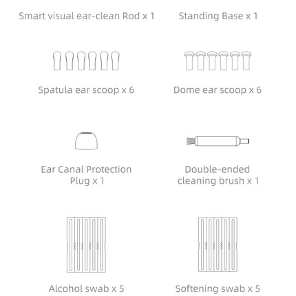 Bebird Note5 Smart Visual Ear Sticks Endoscope Tweezers High Precision Earpick Mini Camera Otoscope Health Care Ear Cleaner