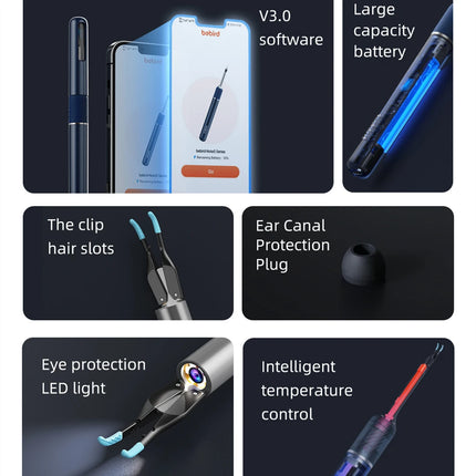 Bebird Note5 Smart Visual Ear Sticks Endoscope Tweezers High Precision Earpick Mini Camera Otoscope Health Care Ear Cleaner
