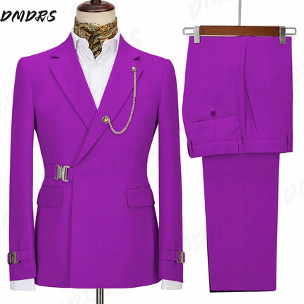 Wedding Suits For Men Elegant Blazers Set 2 Pieces Formal Classic Jackets Pants Full Coats Luxury Business 2026 Costume