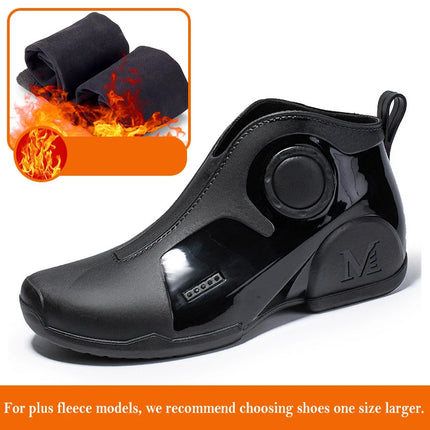 New Men's Outdoor Fishing Shoes Punk Ankle Rubber Boots Waterproof Strong Blocking Water Shoes Kitchen Shoes Size 39-44