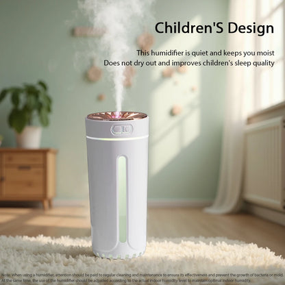 Vehicle-mounted Humidifier 300ml Mini Portable Spray Air Freshener Home LED Small Essential Oil Vaporizer Room Scent Diffuser