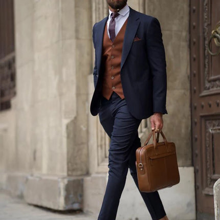 3 piece Linen Summer Men Suits for Wedding Groom Tuxedos 2026 Casual Beach Custom Man Suit Set Jacket Vest with Pants Man Fahion