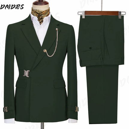 Wedding Suits For Men Elegant Blazers Set 2 Pieces Formal Classic Jackets Pants Full Coats Luxury Business 2026 Costume