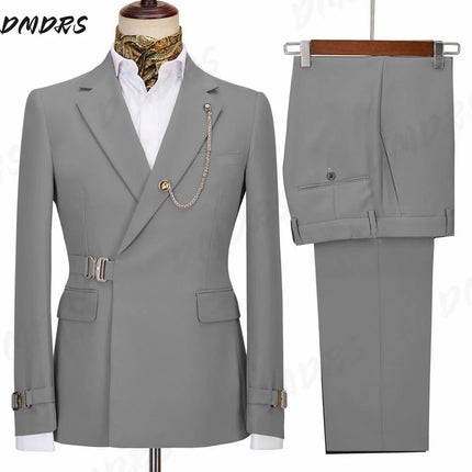 Wedding Suits For Men Elegant Blazers Set 2 Pieces Formal Classic Jackets Pants Full Coats Luxury Business 2026 Costume