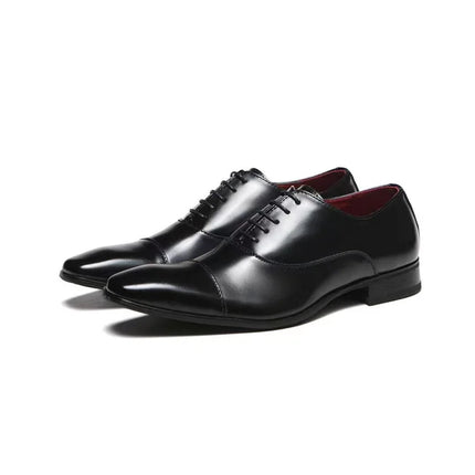 Fashion Business Dress Men Shoes 2025 New Classic Leather Men's Formal Shoes Comfortable Slip On Dress Shoes Men Oxfords