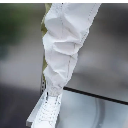 2026 Spring Men's Pants Korean Fashion Men Clothing Sweatpants and Joggers Pants Casual Streetwear Male Trousers Elastic Waist