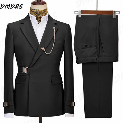 Wedding Suits For Men Elegant Blazers Set 2 Pieces Formal Classic Jackets Pants Full Coats Luxury Business 2026 Costume