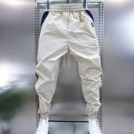 2026 Spring Men's Pants Korean Fashion Men Clothing Sweatpants and Joggers Pants Casual Streetwear Male Trousers Elastic Waist