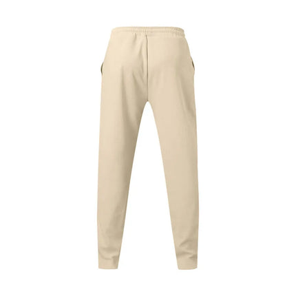 Summer Men Loose Trousers Casual Male High Elastic Waist Solid Color Wide Leg Full Pants CBFS-YY-133