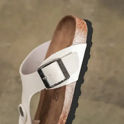 Children Summer Beach Slippers Boys Girls Fashion Cork Sole Flip-flops Outdoor Sandals Soft Sole Anti-Slip Kids Casual Slippers
