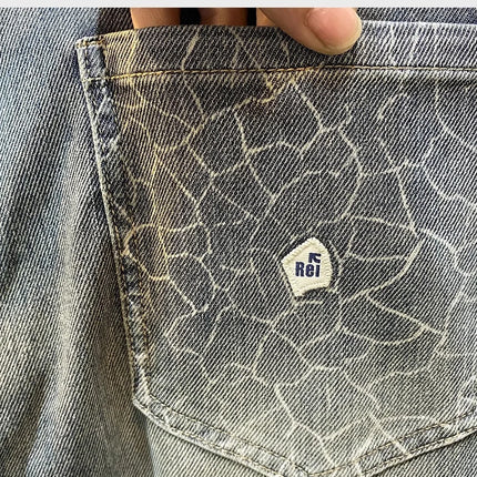 High-End Men's Slim Straight Leg Jeans Casual Print Comfortable Long Trousers Fashionable Trendy Youth Popular Autumn New Arr...