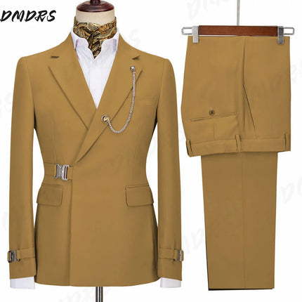 Wedding Suits For Men Elegant Blazers Set 2 Pieces Formal Classic Jackets Pants Full Coats Luxury Business 2026 Costume