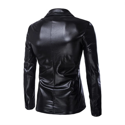 Men's Suit Slim Fit 2 Piece Sets Solid Shiny Party Gold Silver Suits for Men Wedding Prom Blazer Jacket and Pants Stage Costume