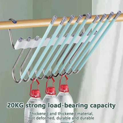 Folding Clothes Hanger Closet Organizer Space Saving Hanger Multi-port Clothing Rack Plastic Scarf Storage hangers for clothes