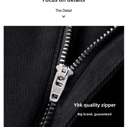 High-End Black Jeans For Men Straight-Leg Trendy Versatile Elastic Lightweight Luxury Trousers New Arrival Autumn/Winter