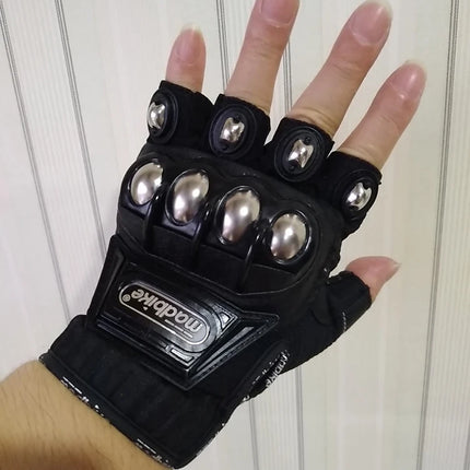 Tactical Gloves Steel Safety Outdoor Cycling Equipment Brass Knuckle Motorcycle Powersports Racing Bicycle Self Defence For Man