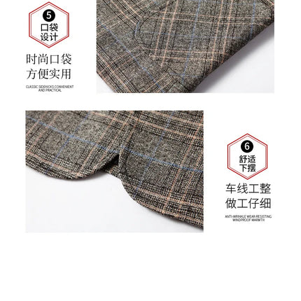 Men Spring Autumn Business Casual Suit Jacket Mens Suits Formal Slim Fit Coat Male Party Wedding Single Breasted Elegant Tops