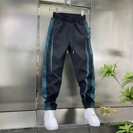 2026 Spring Men's Pants Korean Fashion Men Clothing Sweatpants and Joggers Pants Casual Streetwear Male Trousers Elastic Waist
