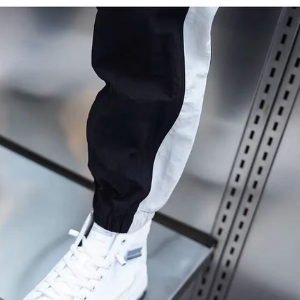2026 Spring Men's Pants Korean Fashion Men Clothing Sweatpants and Joggers Pants Casual Streetwear Male Trousers Elastic Waist