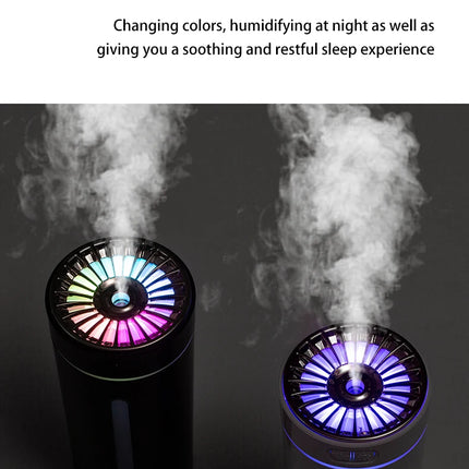 Vehicle-mounted Humidifier 300ml Mini Portable Spray Air Freshener Home LED Small Essential Oil Vaporizer Room Scent Diffuser
