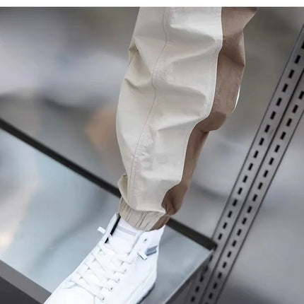 2026 Spring Men's Pants Korean Fashion Men Clothing Sweatpants and Joggers Pants Casual Streetwear Male Trousers Elastic Waist
