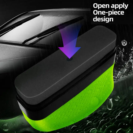 Glass Oil Film Remover 150ml Car Window Cleaner Board Strong Front Windshield Stain Removal Agent Anti-Fog Glass Cleaning Brush