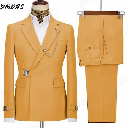 Wedding Suits For Men Elegant Blazers Set 2 Pieces Formal Classic Jackets Pants Full Coats Luxury Business 2026 Costume