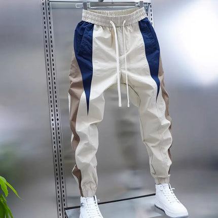 2026 Spring Men's Pants Korean Fashion Men Clothing Sweatpants and Joggers Pants Casual Streetwear Male Trousers Elastic Waist