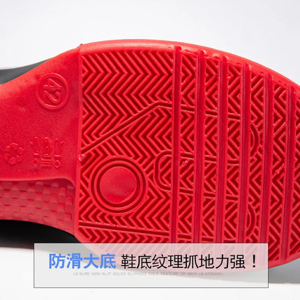 New Men's Outdoor Fishing Shoes Punk Ankle Rubber Boots Waterproof Strong Blocking Water Shoes Kitchen Shoes Size 39-44