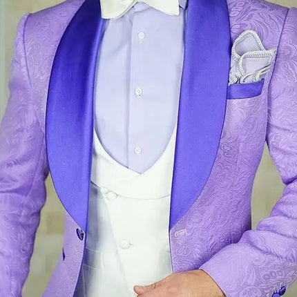 Men's Wedding Suit 2023 Italian Design Custom Black Smoking Tuxedo Jacket 3-piece Set (coat Vest Pants) Men's Groom Terno Suit