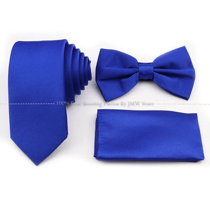 Hot Sale Purple Pink Sage Green Tie Set Polyester Necktie Bowtie Cufflink Brooch For Groom Suit Wedding Cravat Shirt Accessory