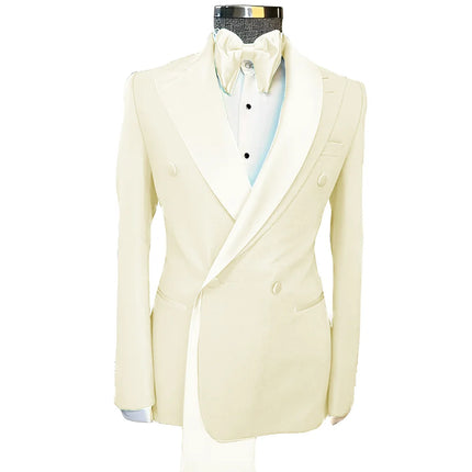 Men's Suits Single Jackets Wedding Groom Tuxedos Peak Lapel Design Blazer for Men Fashion Customization Clothing