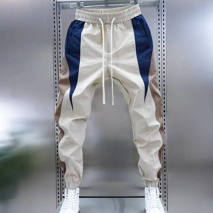 2026 Spring Men's Pants Korean Fashion Men Clothing Sweatpants and Joggers Pants Casual Streetwear Male Trousers Elastic Waist