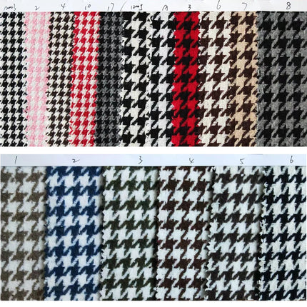 Men's Houndstooth Suit Slim Single Breasted Blazer and Pants Formal Party Prom Wedding Business Casual Male Suit 2 Piece