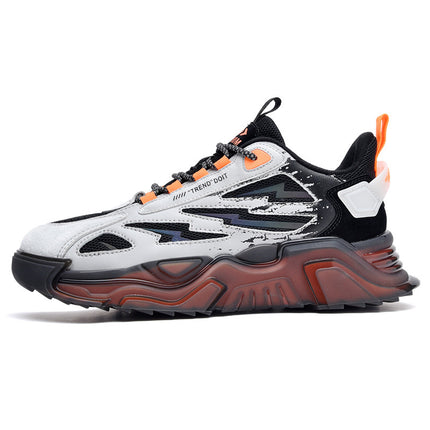 Breathable Popcorn Low-top Sports Dad Shoes Men