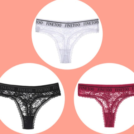Ladies Thong Panties Lace T-Pants