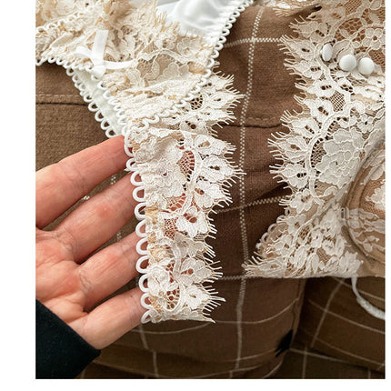 Women's Milk Silk Sexy Lace Thong Panties